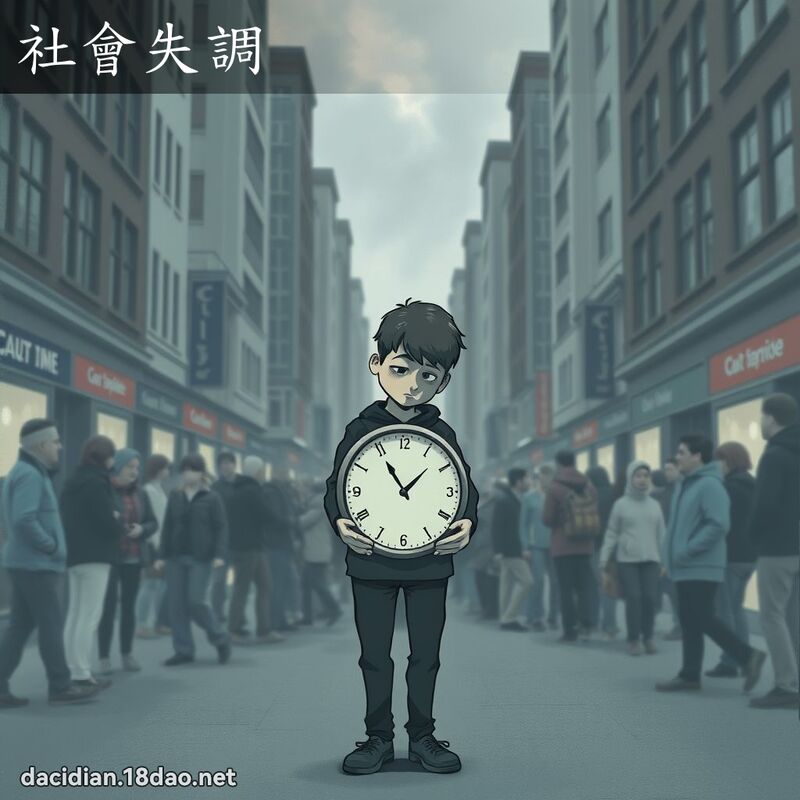 社會失調 - 國語大辭典配圖