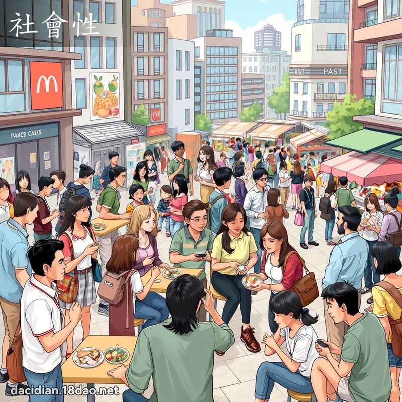 社會性 - 國語大辭典配圖