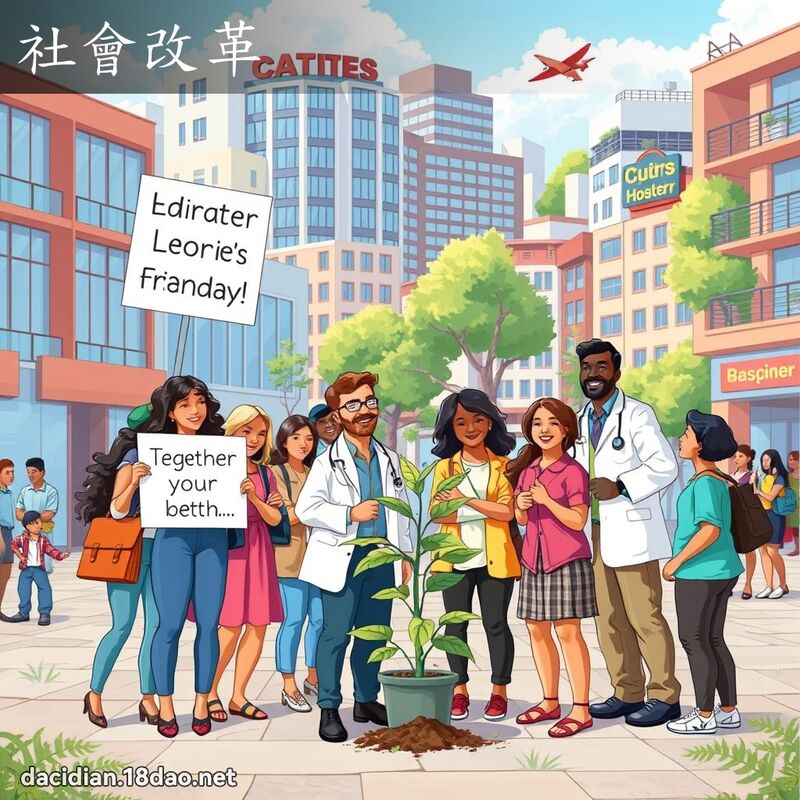 社會改革 - 國語大辭典配圖