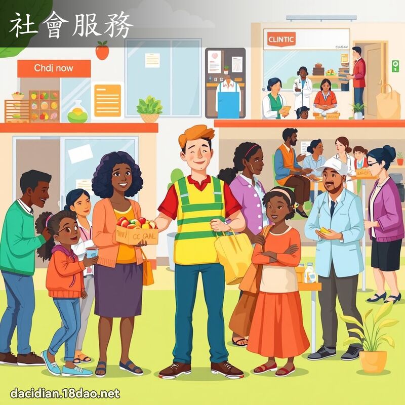 社會服務 - 國語大辭典配圖