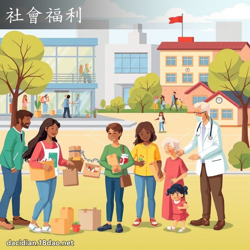 社會福利 - 國語大辭典配圖
