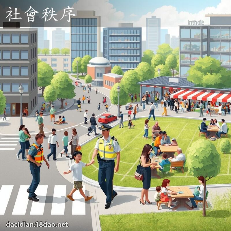社會秩序 - 國語大辭典配圖
