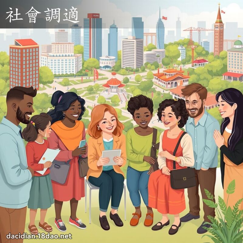 社會調適 - 國語大辭典配圖