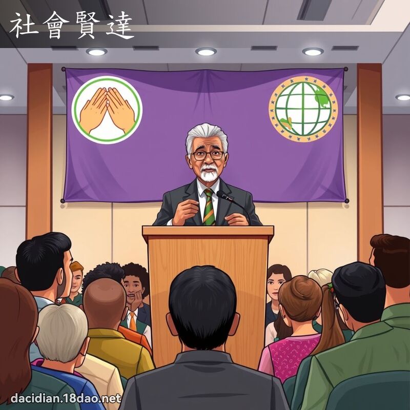 社會賢達 - 國語大辭典配圖