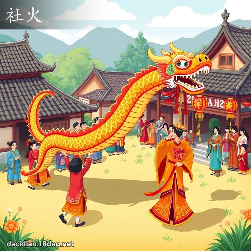 社火 - 國語大辭典配圖