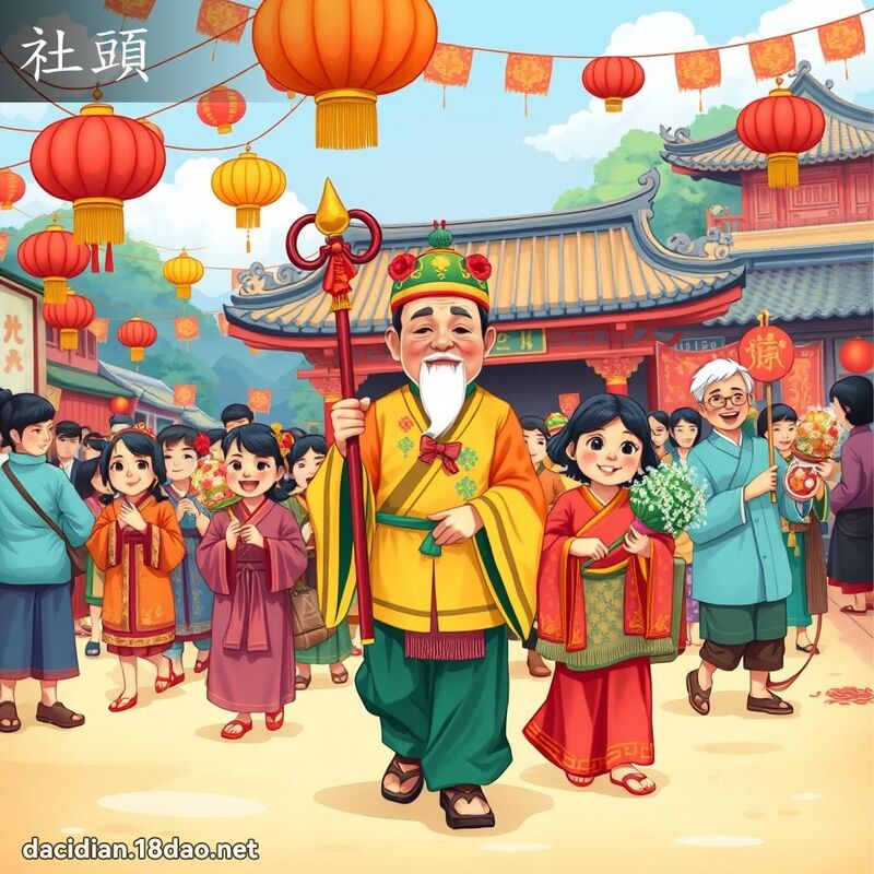 社头 - 国语大辞典配图