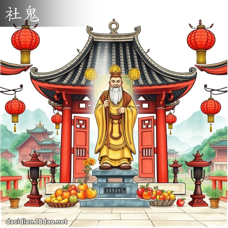 社鬼 - 國語大辭典配圖