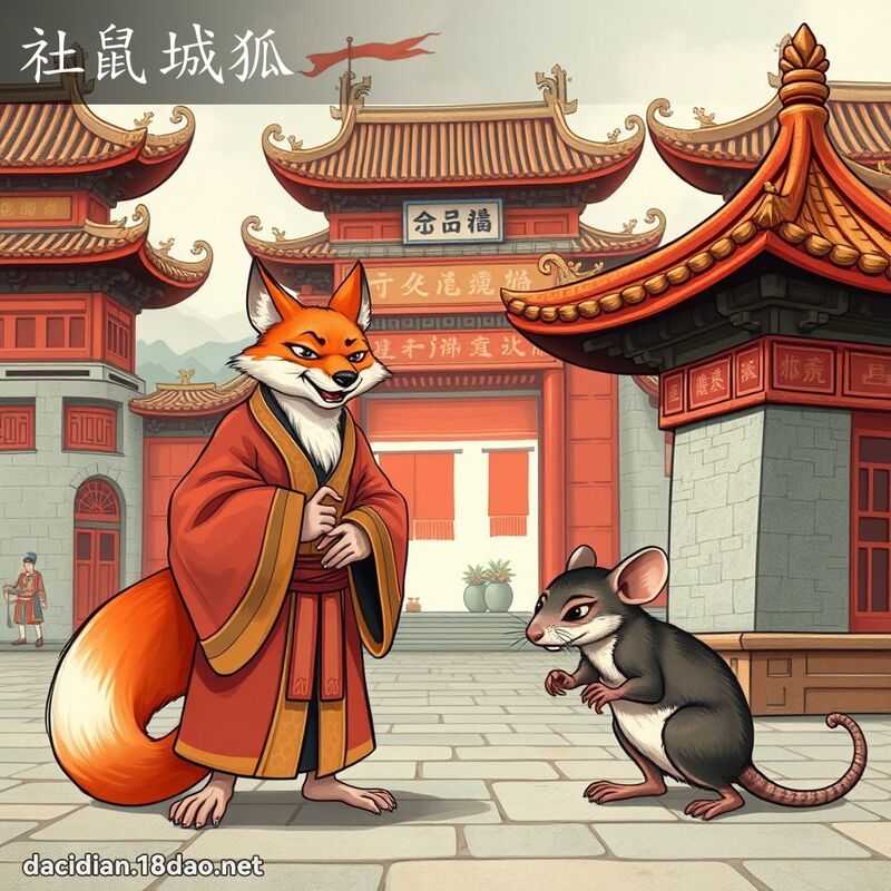 社鼠城狐 - 国语大辞典配图