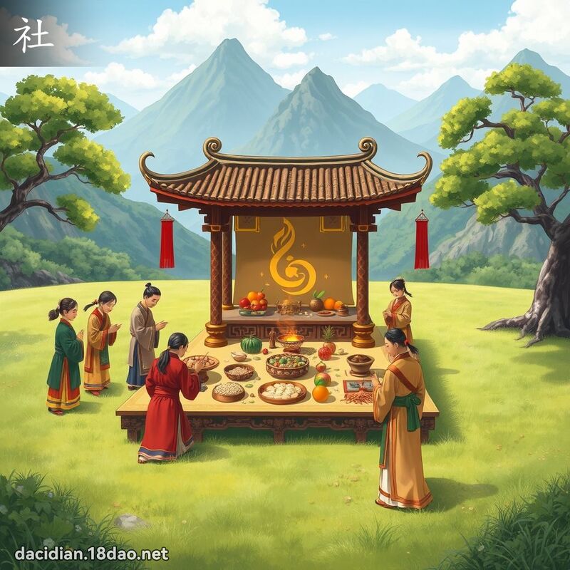 社 - 國語大辭典配圖