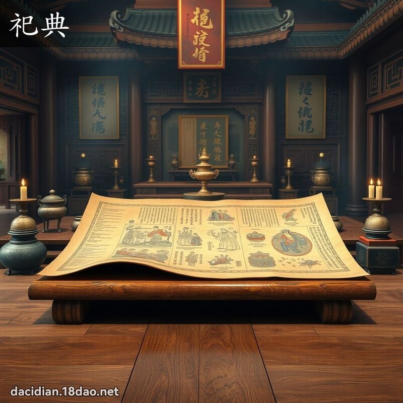 祀典 - 国语大辞典配图