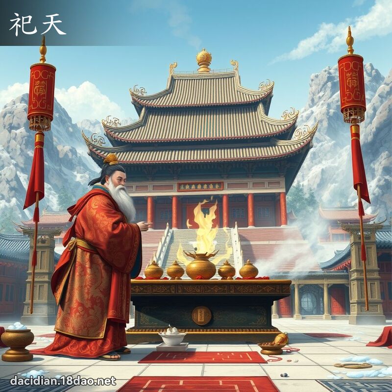祀天 - 國語大辭典配圖