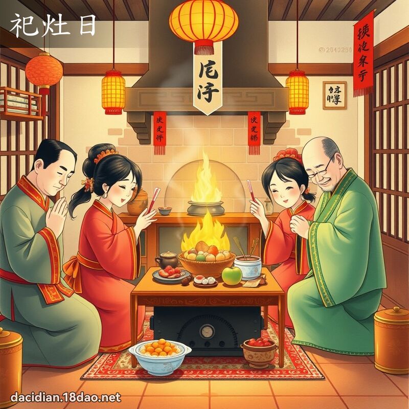 祀灶日 - 国语大辞典配图