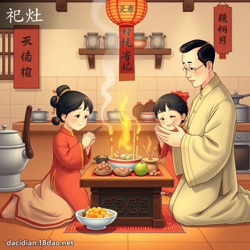 祀灶 - 國語大辭典配圖