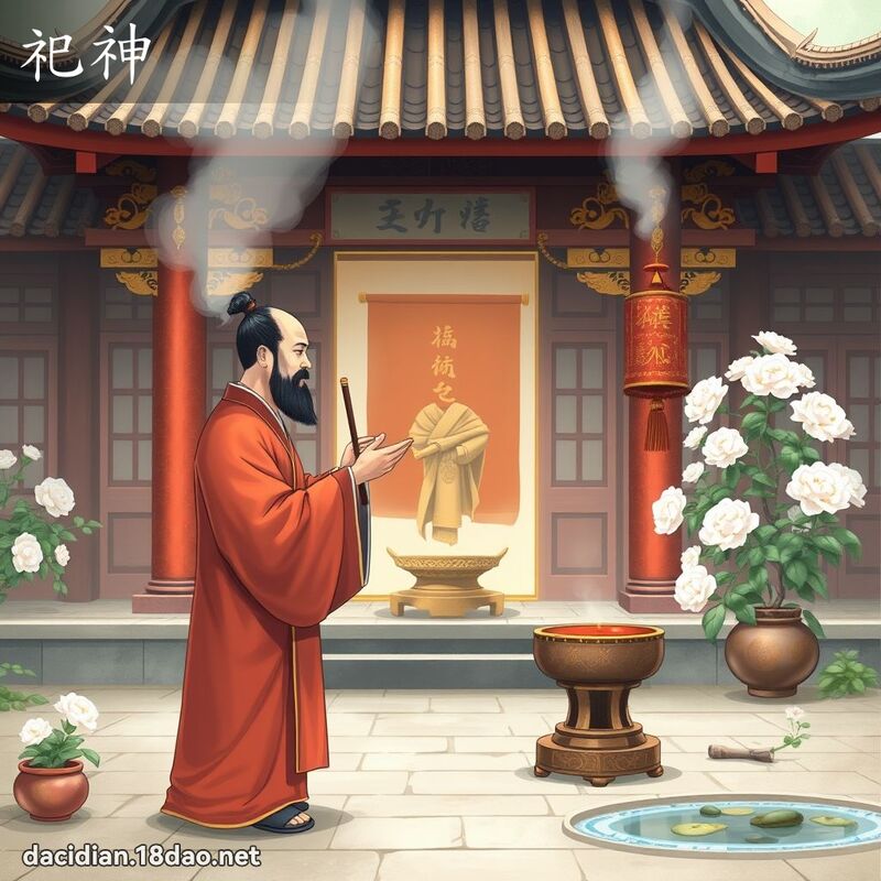 祀神 - 国语大辞典配图