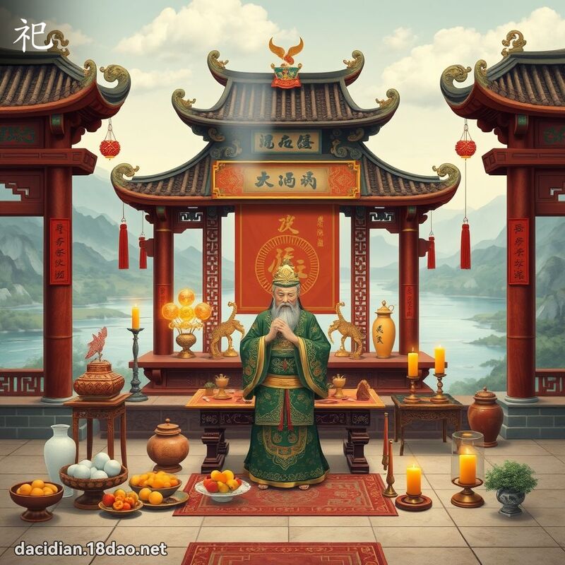 祀 - 国语大辞典配图