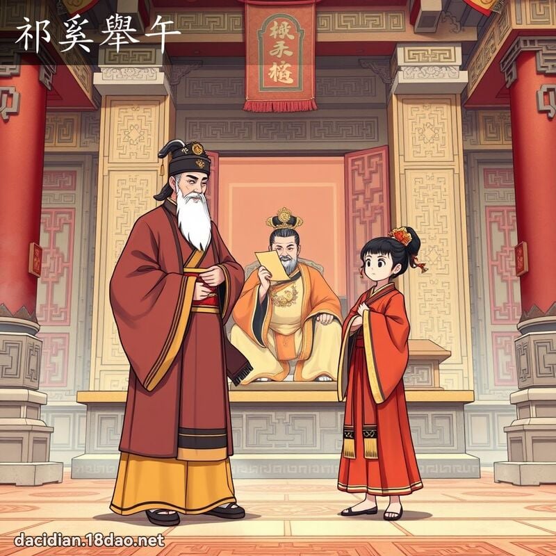 祁奚舉午 - 國語大辭典配圖