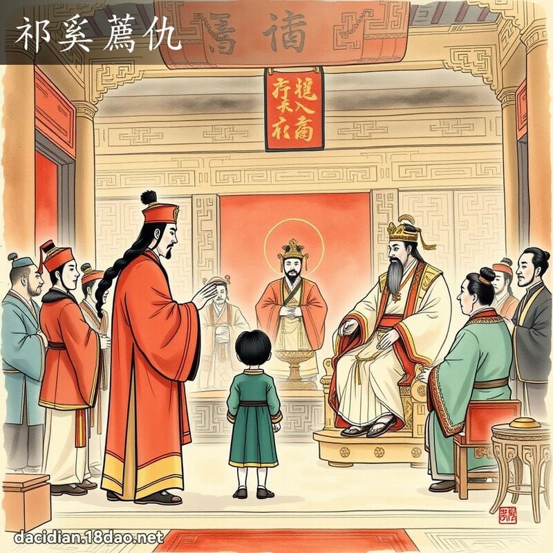 祁奚薦仇 - 國語大辭典配圖