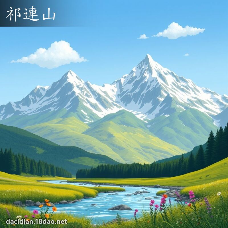 祁连山 - 国语大辞典配图