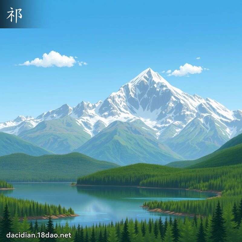 祁 - 國語大辭典配圖