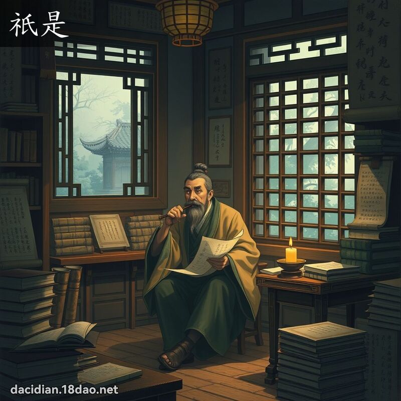 祇是 - 国语大辞典配图