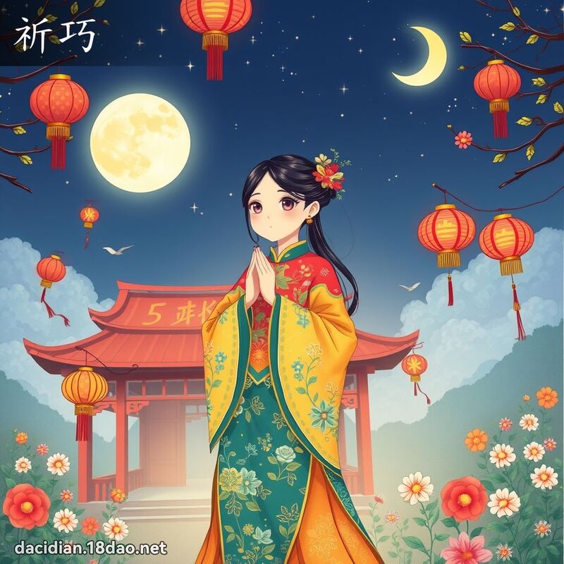 祈巧 - 國語大辭典配圖