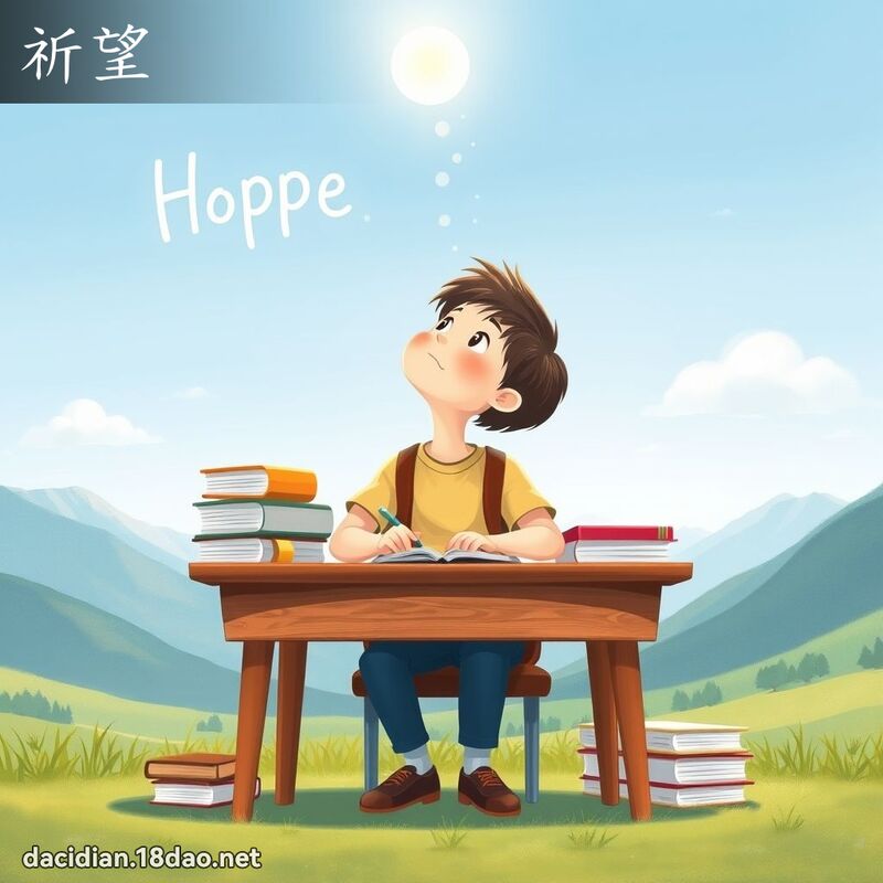 祈望 - 國語大辭典配圖