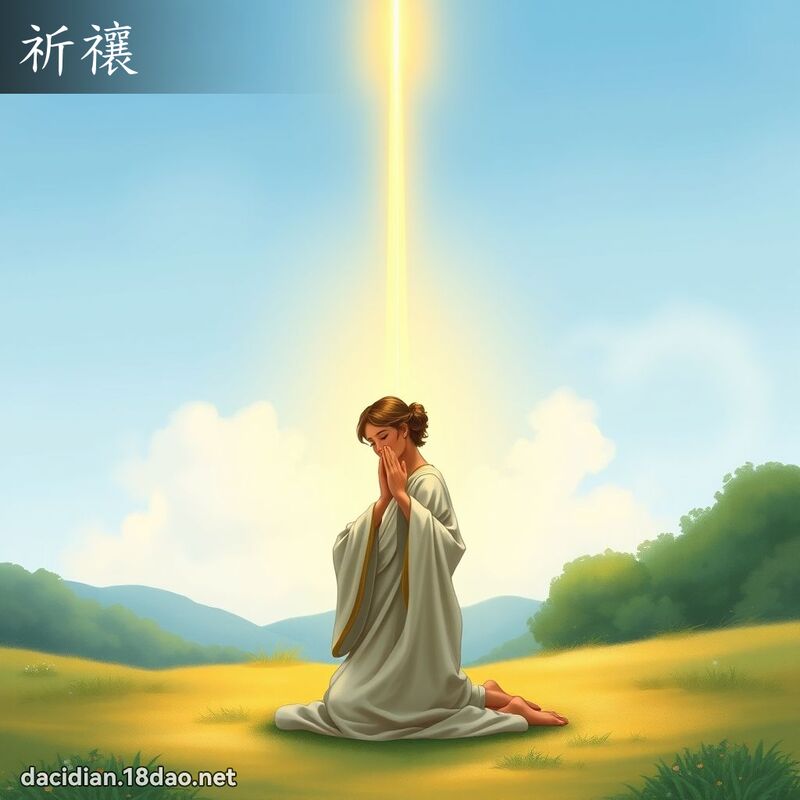 祈禳 - 國語大辭典配圖