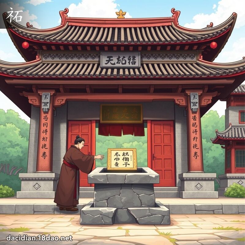 祏 - 国语大辞典配图