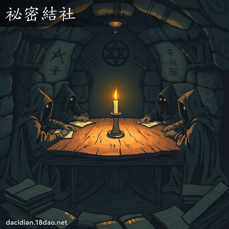 祕密结社 - 国语大辞典配图