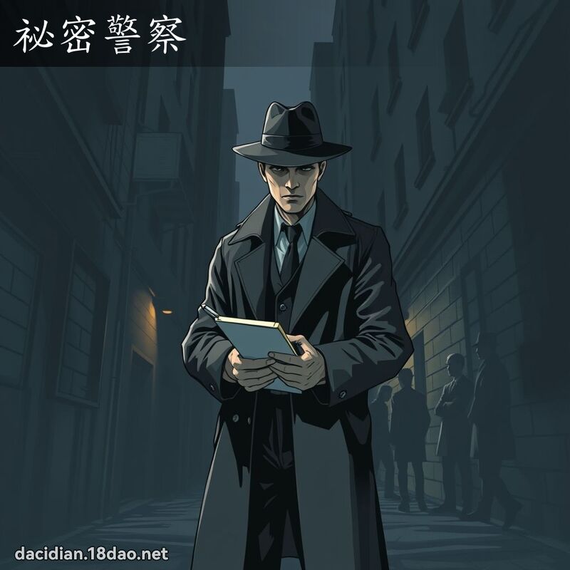 祕密警察 - 国语大辞典配图