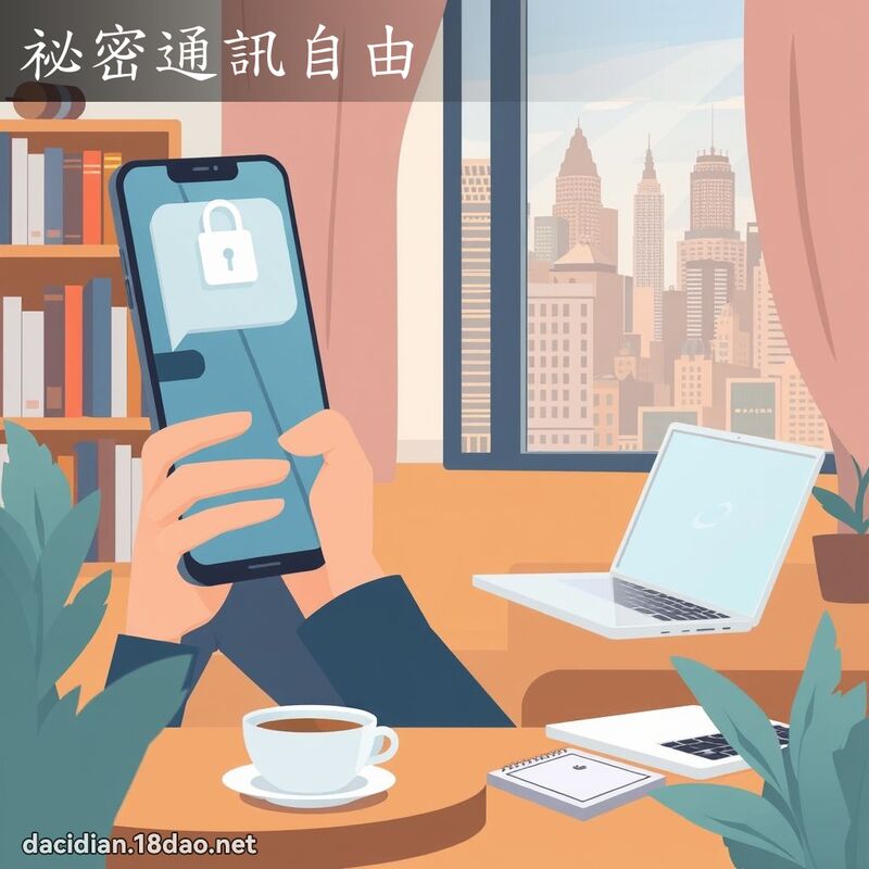 祕密通訊自由 - 國語大辭典配圖