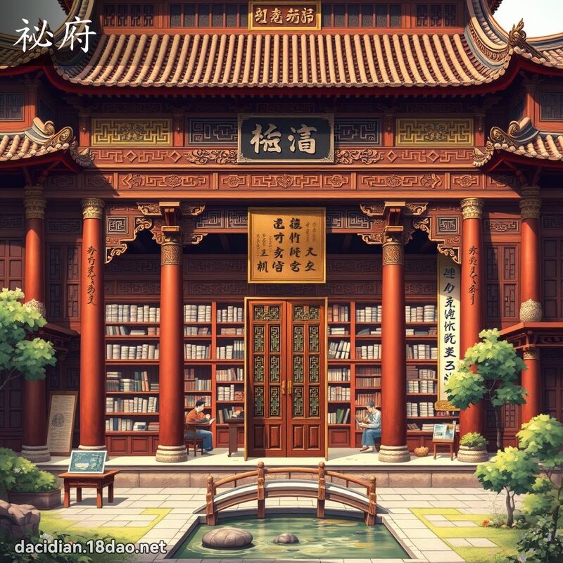 祕府 - 國語大辭典配圖