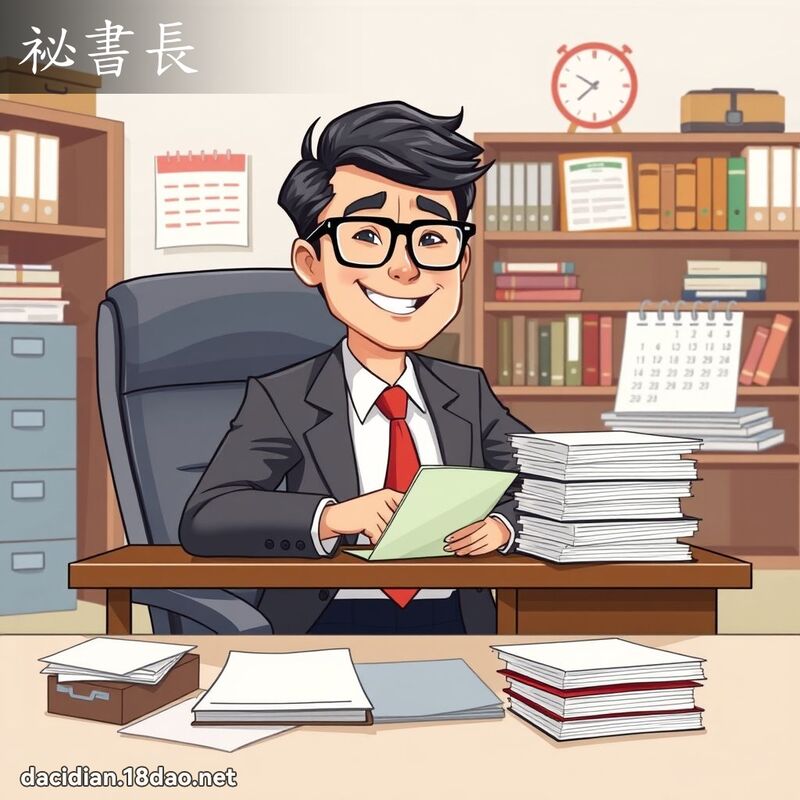 祕书长 - 国语大辞典配图