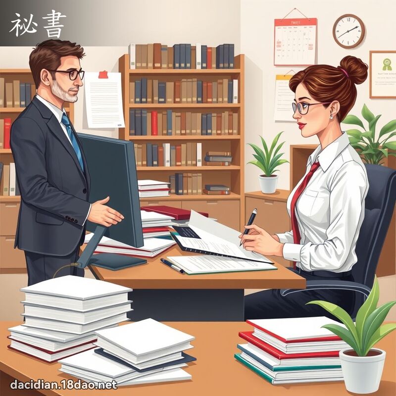 祕书 - 国语大辞典配图