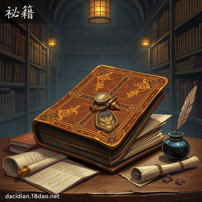 祕籍 - 国语大辞典配图