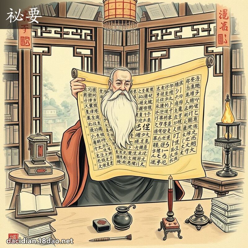 祕要 - 国语大辞典配图