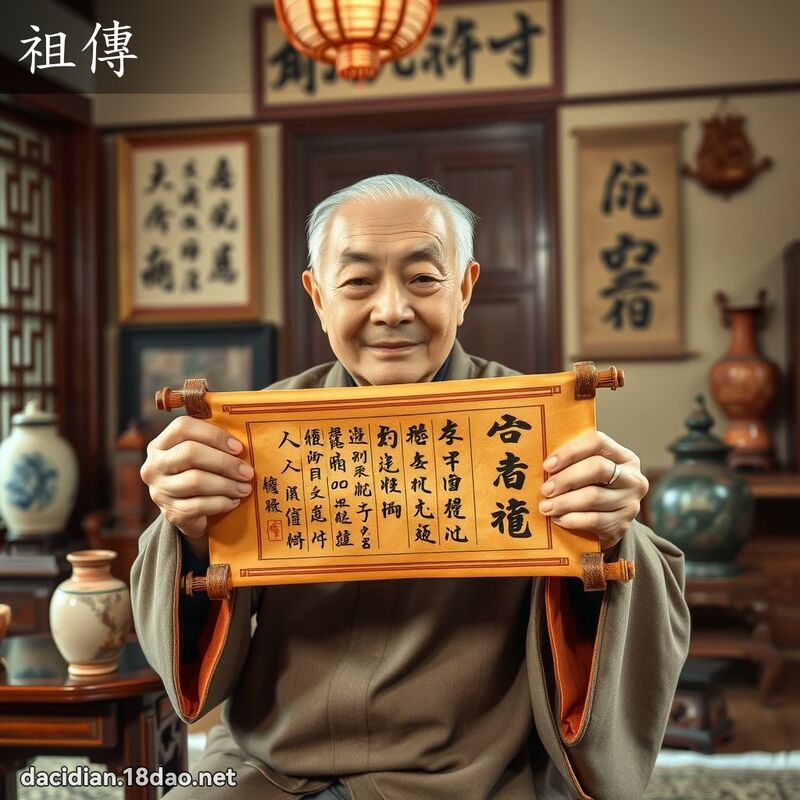 祖傳 - 國語大辭典配圖