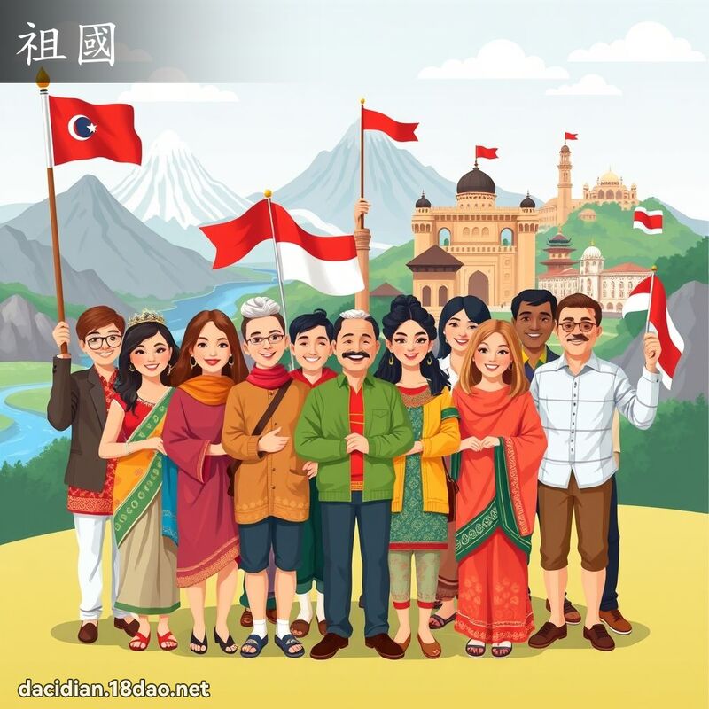 祖国 - 国语大辞典配图