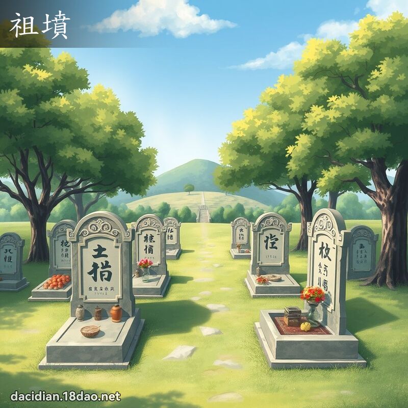 祖墳 - 國語大辭典配圖