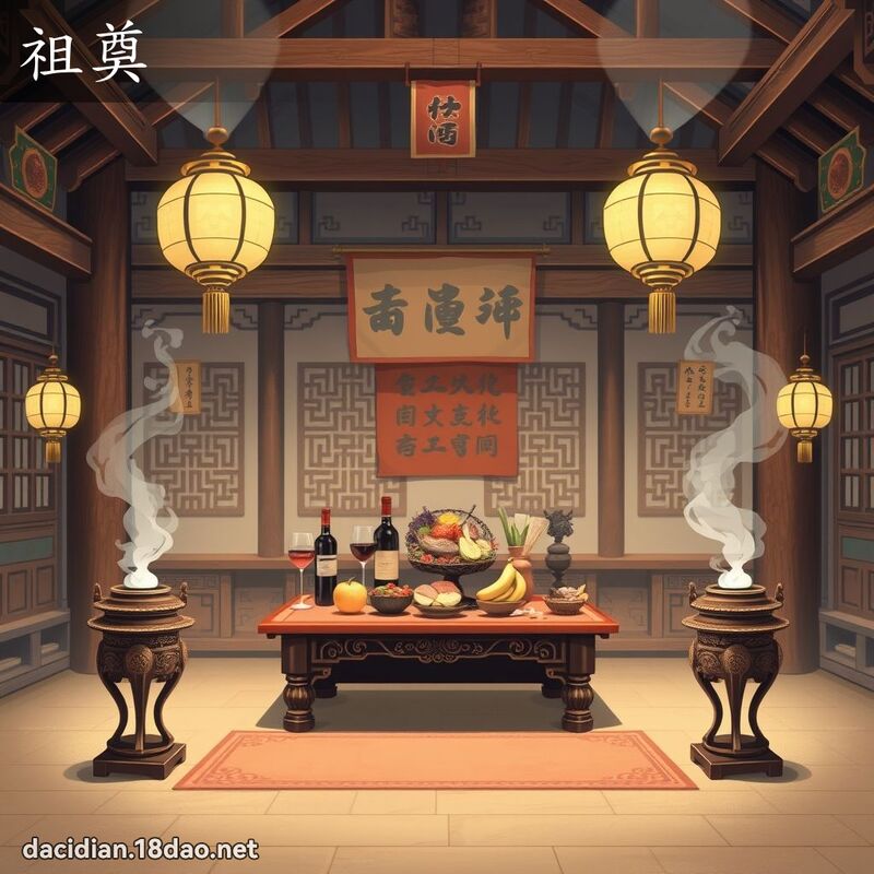 祖奠 - 国语大辞典配图
