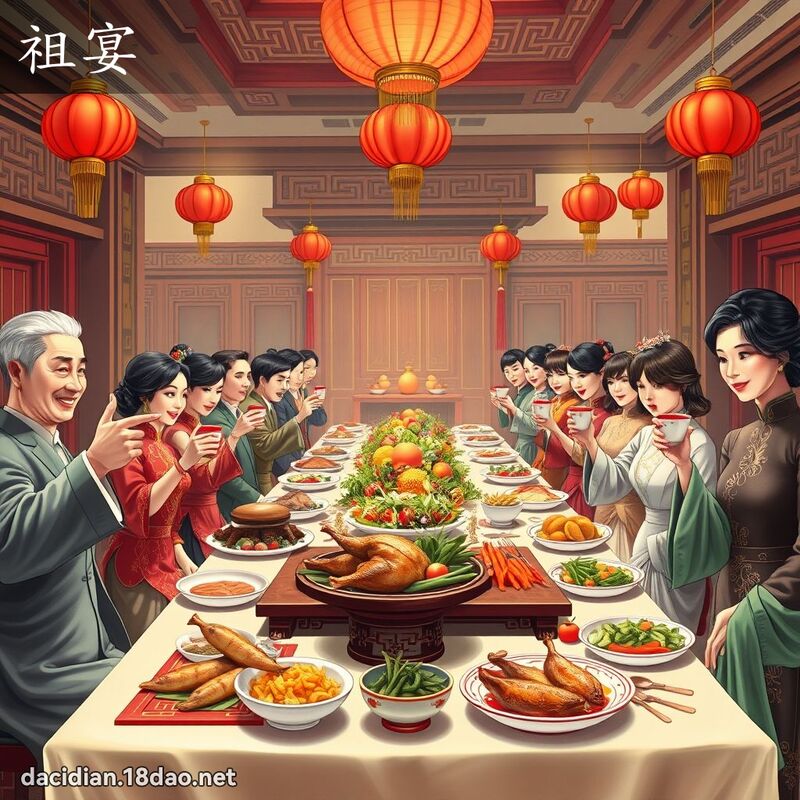 祖宴 - 國語大辭典配圖