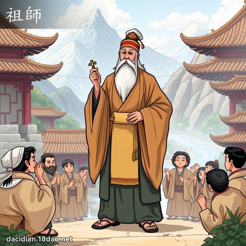 祖师 - 国语大辞典配图