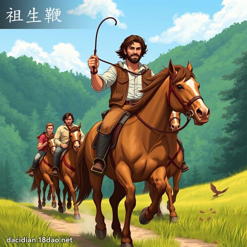 祖生鞭 - 國語大辭典配圖