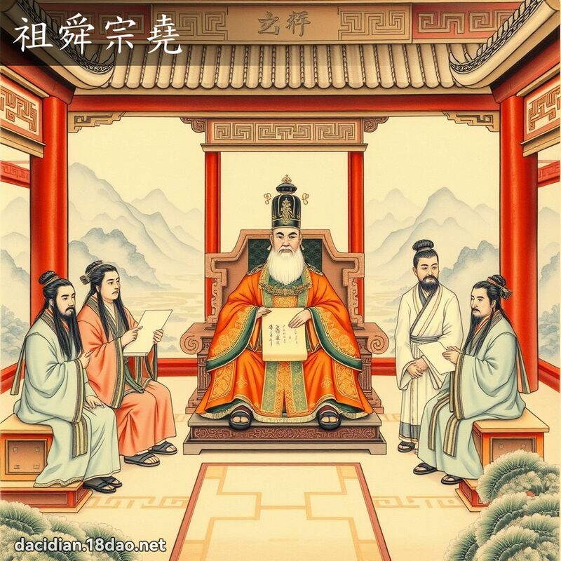 祖舜宗堯 - 國語大辭典配圖