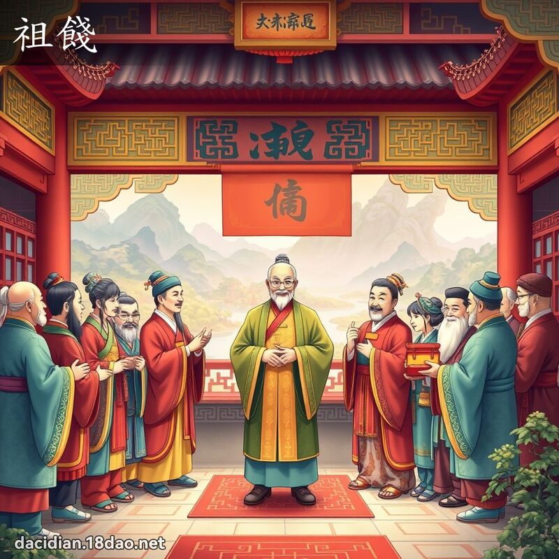 祖餞 - 國語大辭典配圖