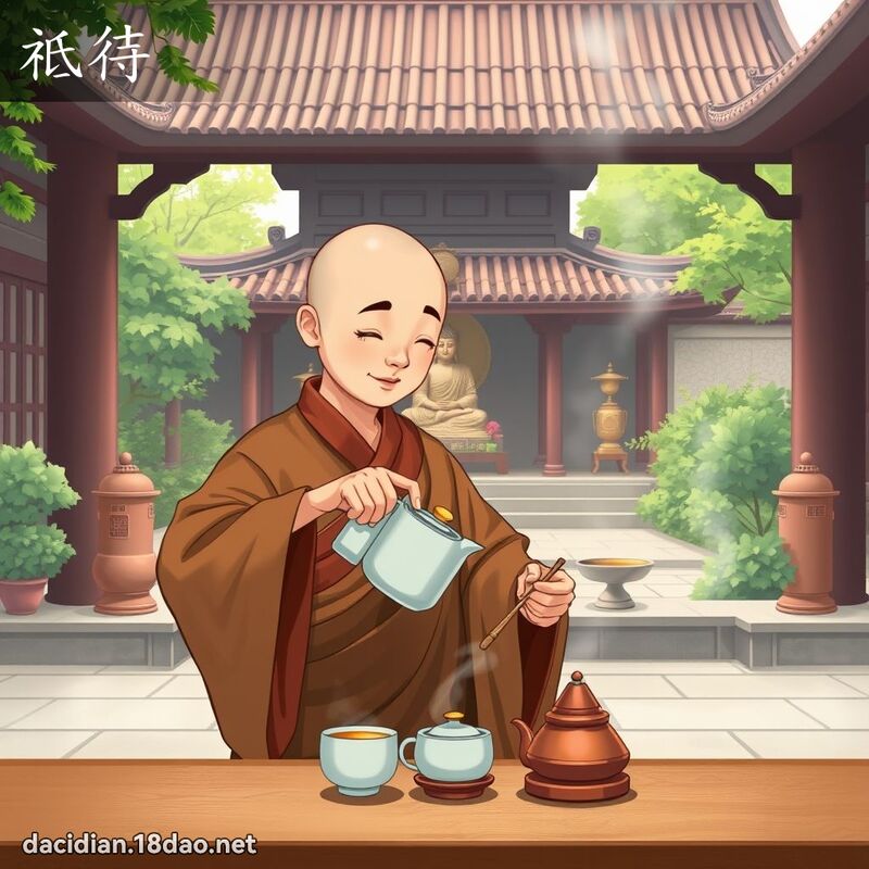 祗待 - 国语大辞典配图