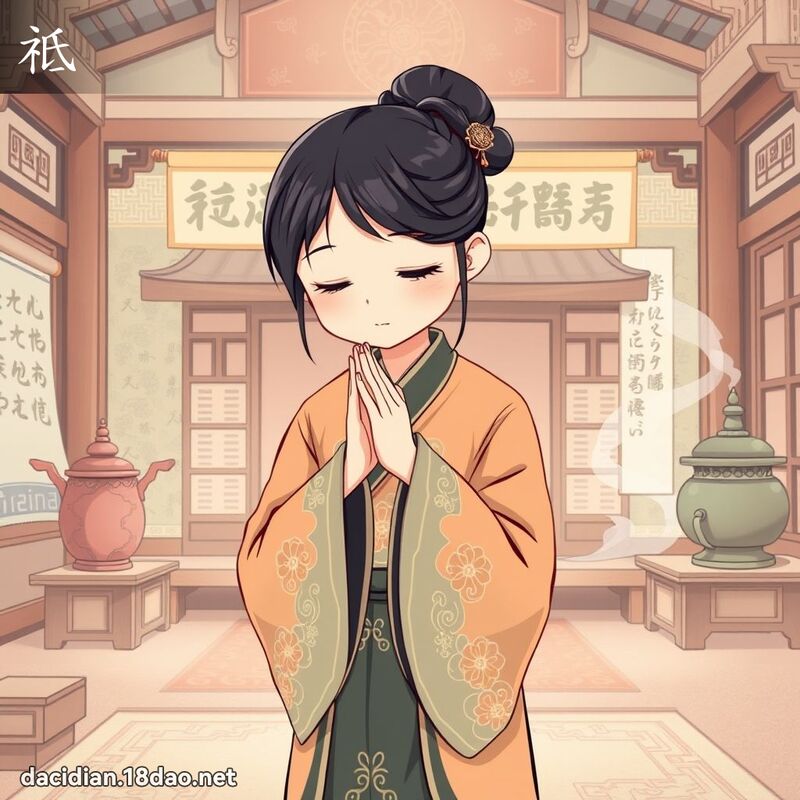 祗 - 國語大辭典配圖
