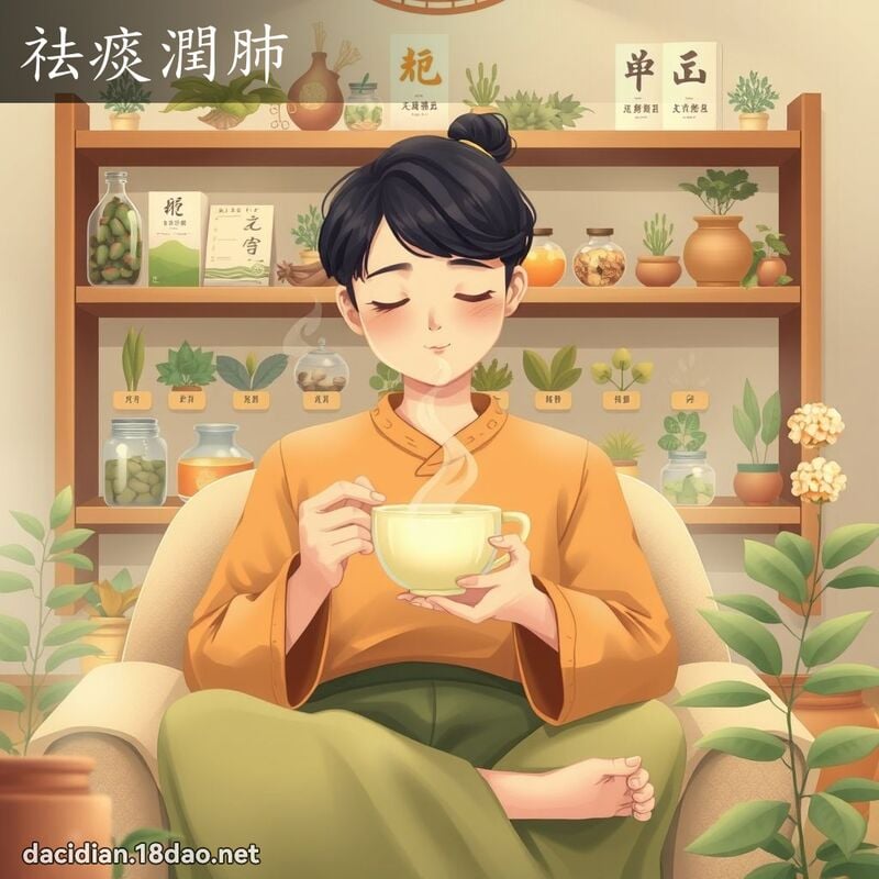 祛痰潤肺 - 國語大辭典配圖