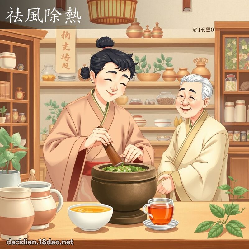 祛風除熱 - 國語大辭典配圖