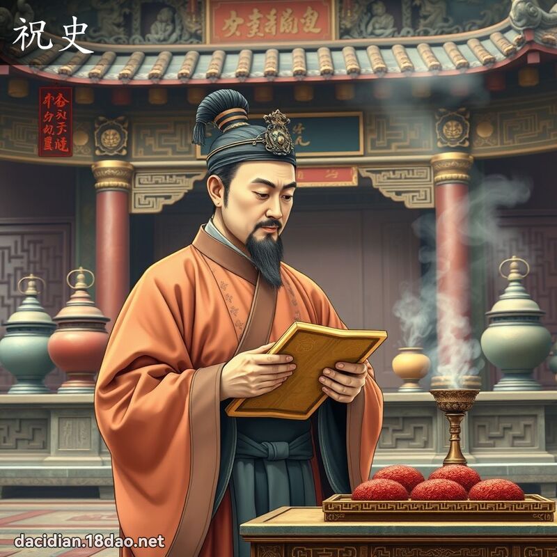 祝史 - 国语大辞典配图